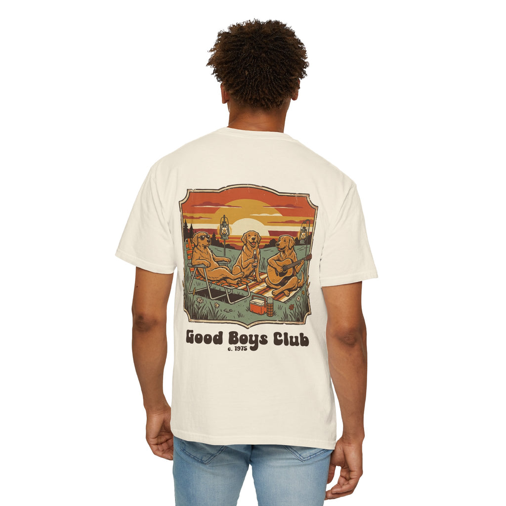 Copy of Good Boys Club T-Shirt — Retro Fishing Dogs Graphic Tee