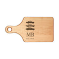 Stacked Classic Cars Engraving Wooden Cutting Board | Personalized Initials