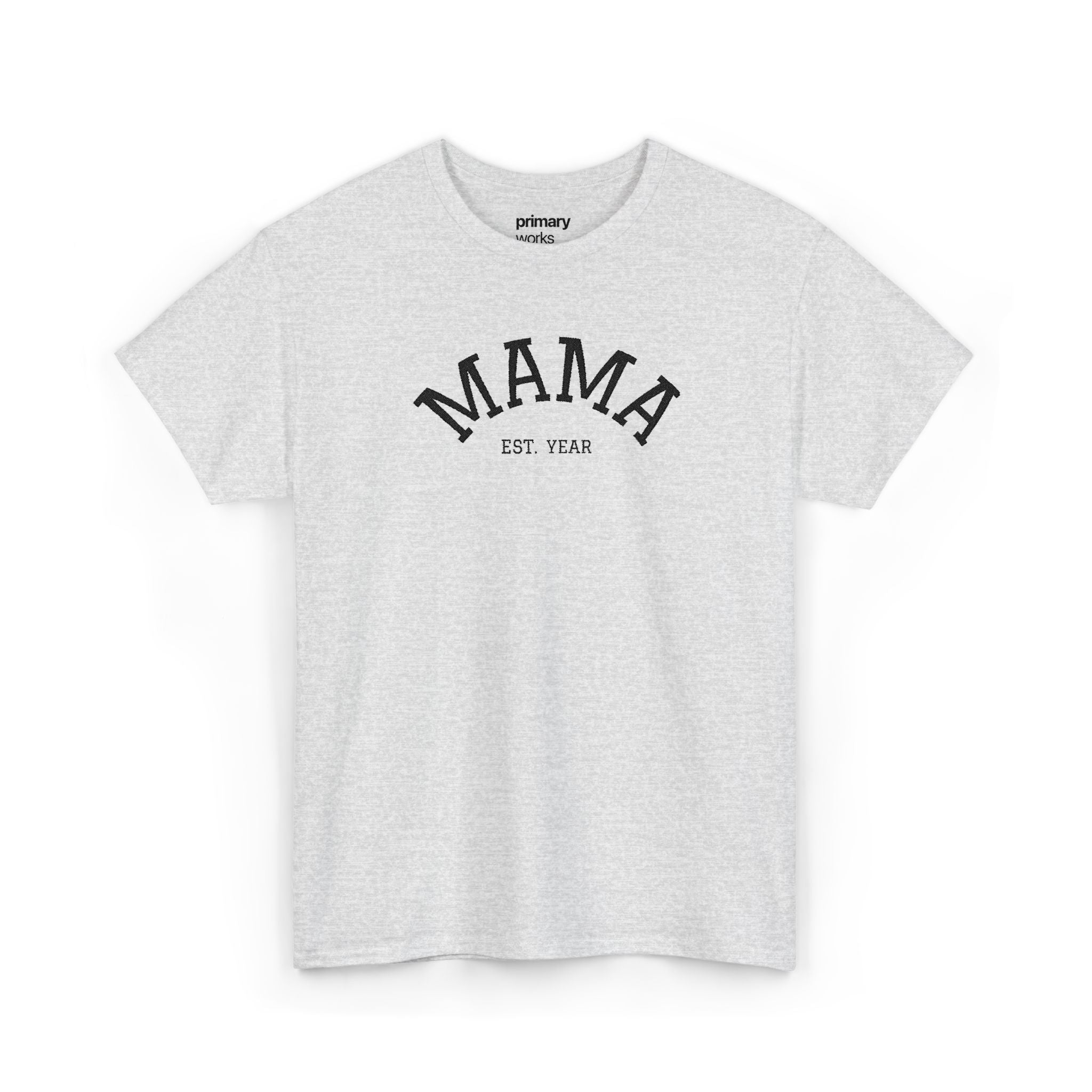 Mama Est. Year T‑Shirt — Vintage Mom Graphic Tee (Custom Year)