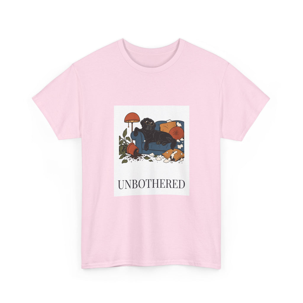 Unbothered Black Lab Tee | Funny Dog Mom Gift