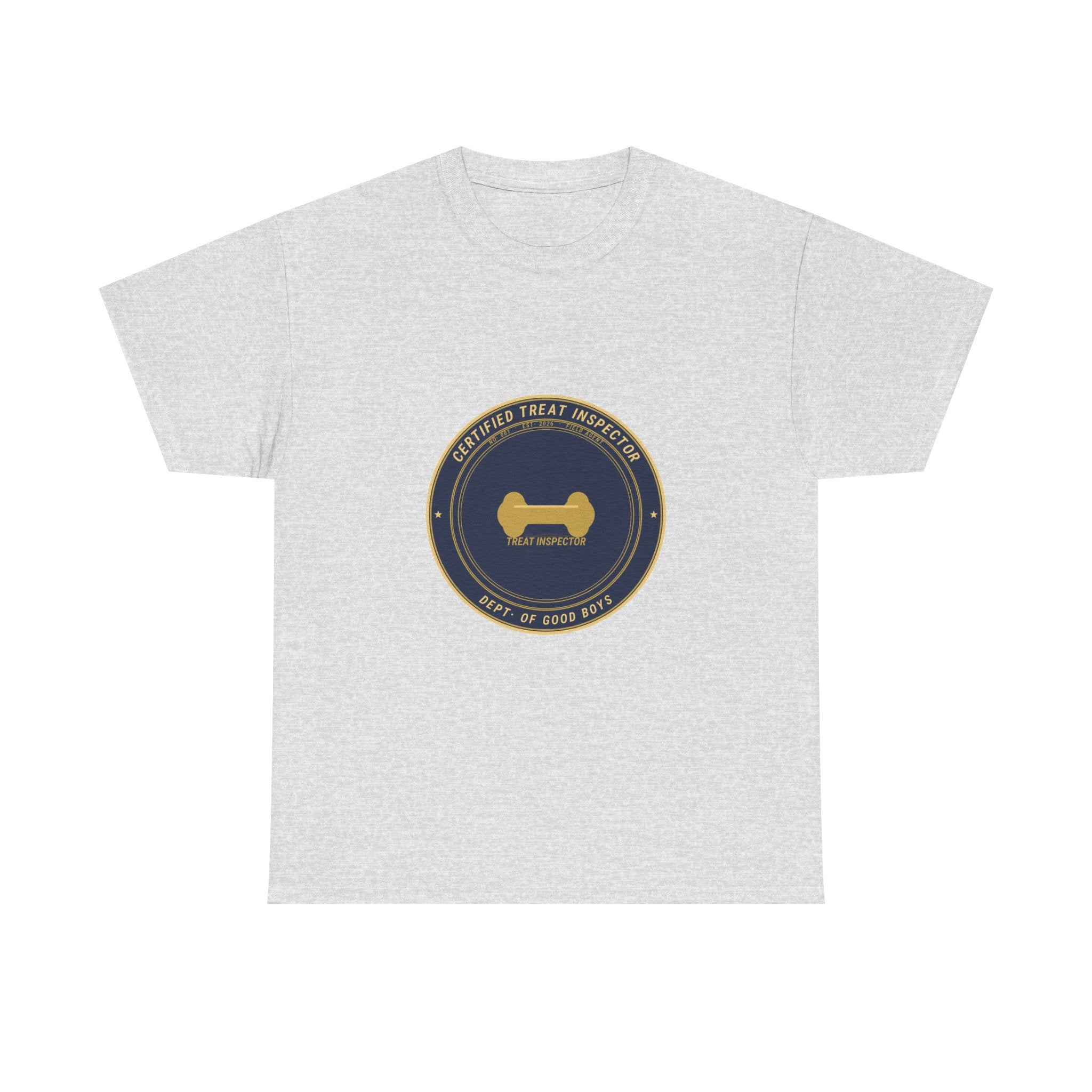 Certified Treat Inspector Dog Tee | Funny Dog Owner Shirt