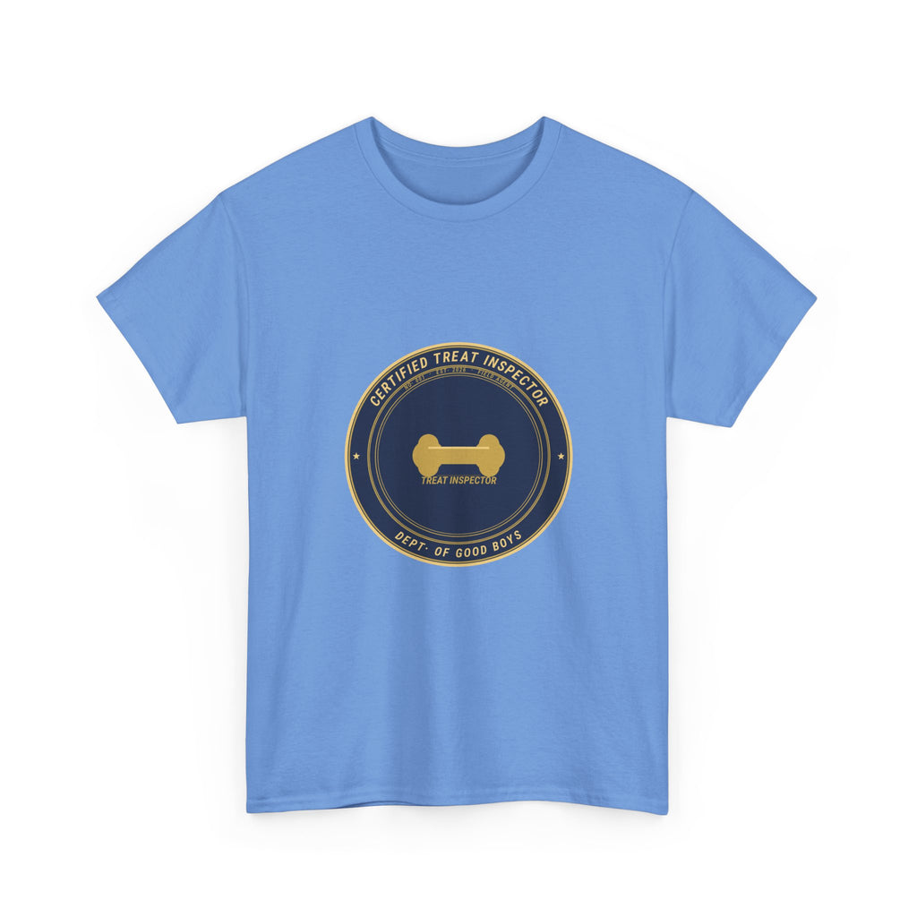 Certified Treat Inspector Dog Tee | Funny Dog Owner Shirt