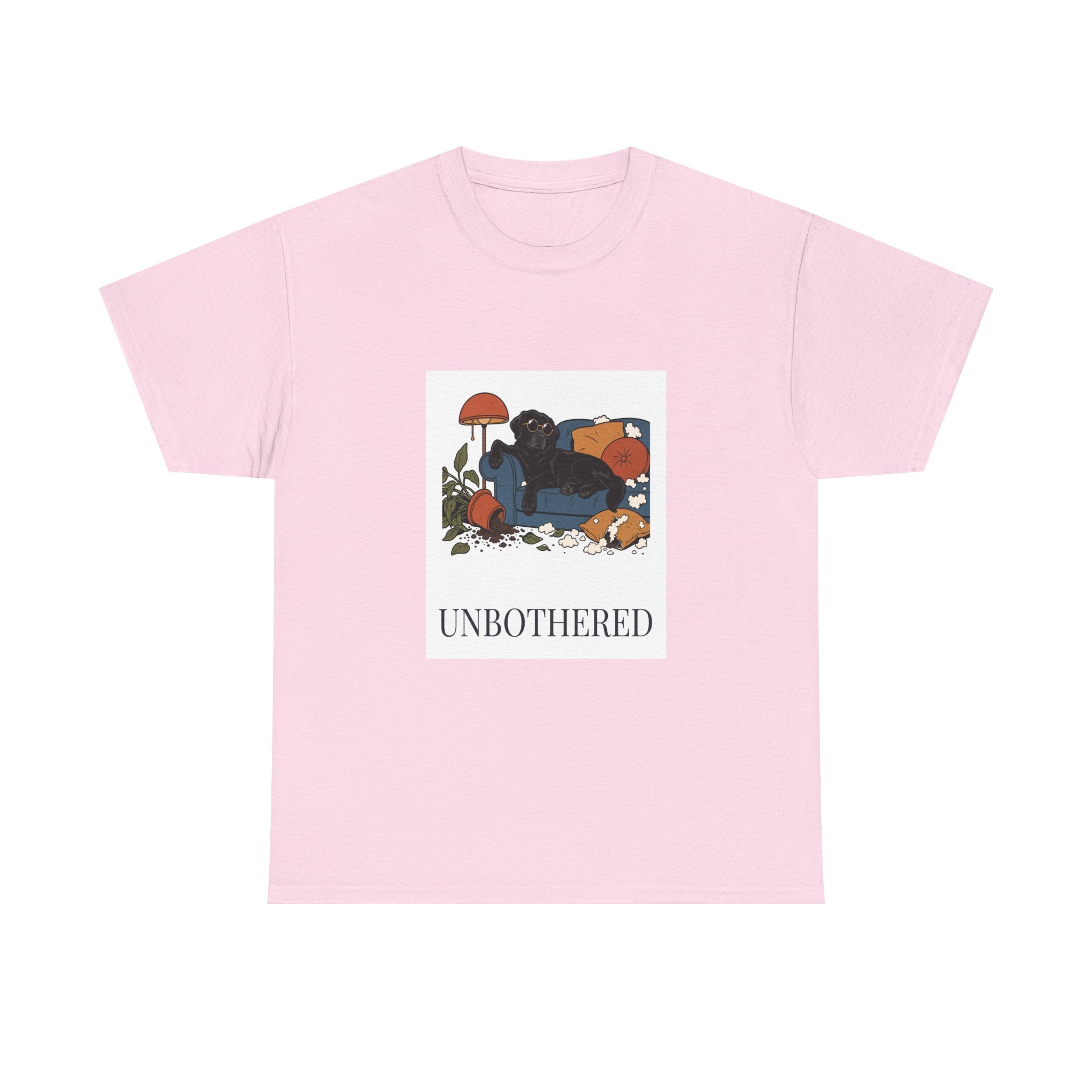 Unbothered Black Lab Tee | Funny Dog Mom Gift
