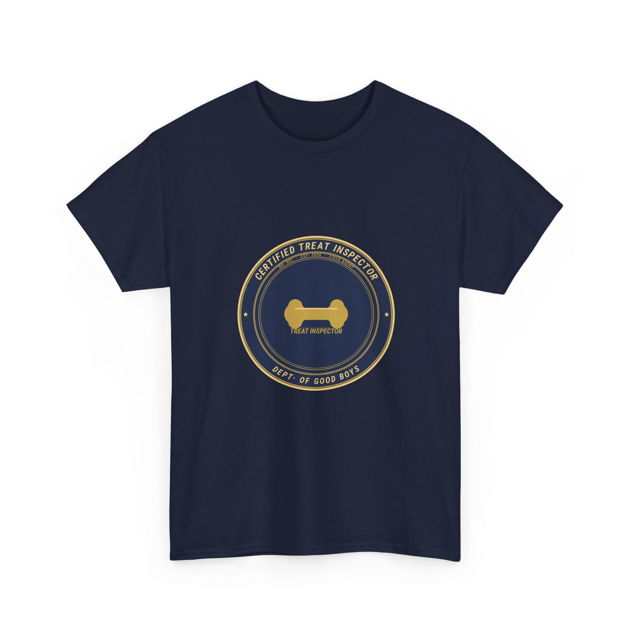 Certified Treat Inspector Dog Tee | Funny Dog Owner Shirt