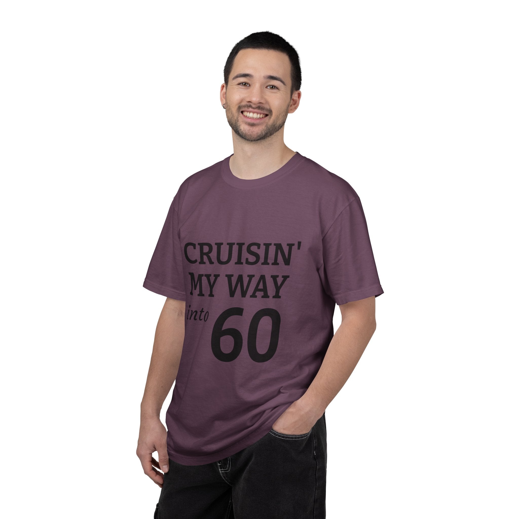Cruisin' My Way Into 60 T-Shirt — 60th Birthday Gift Tee