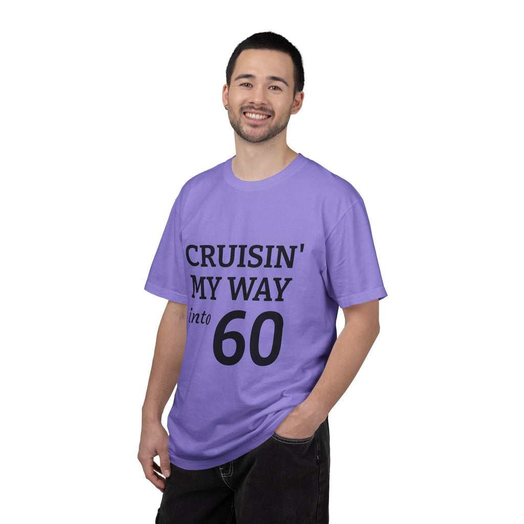 Cruisin' My Way Into 60 T-Shirt — 60th Birthday Gift Tee