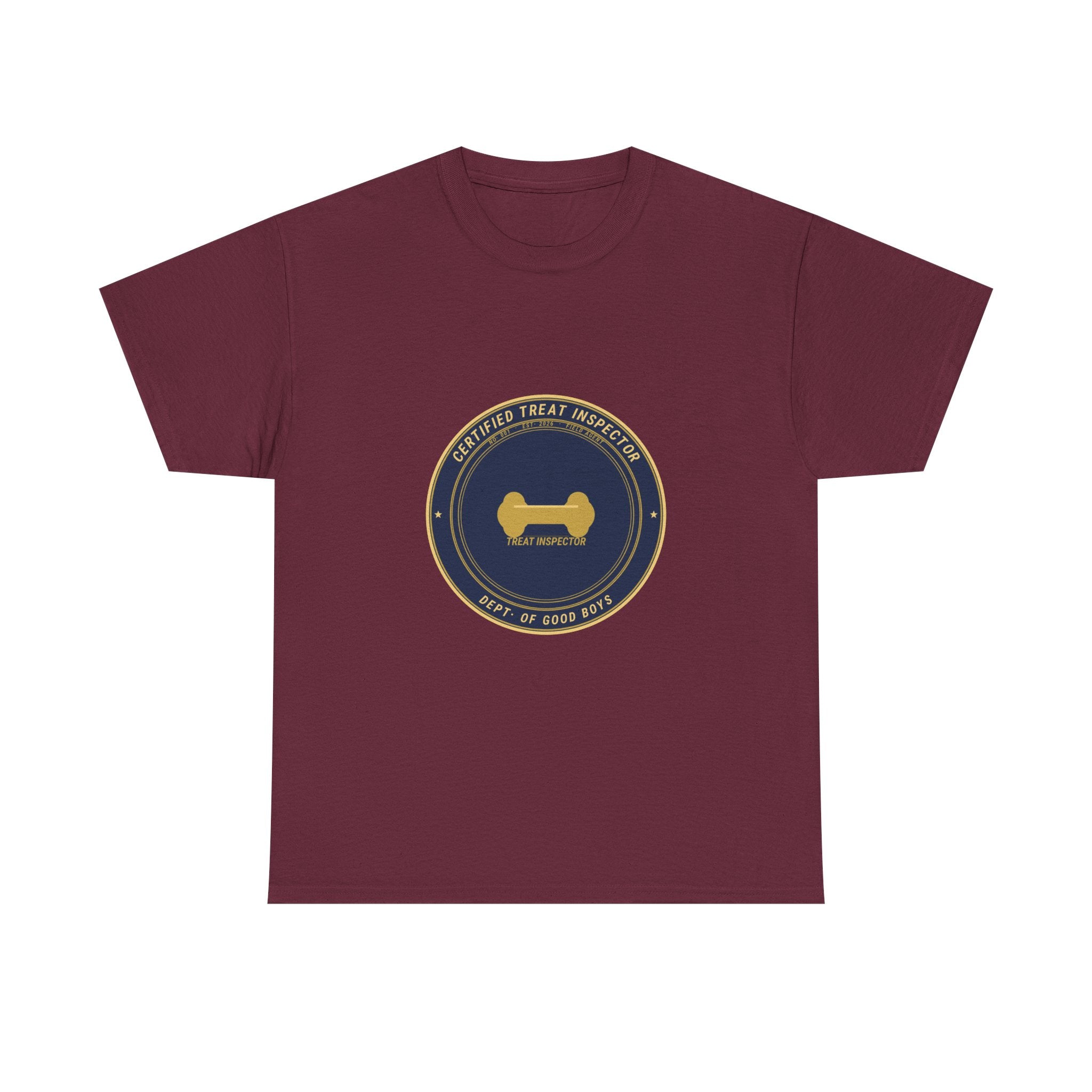 Certified Treat Inspector Dog Tee | Funny Dog Owner Shirt