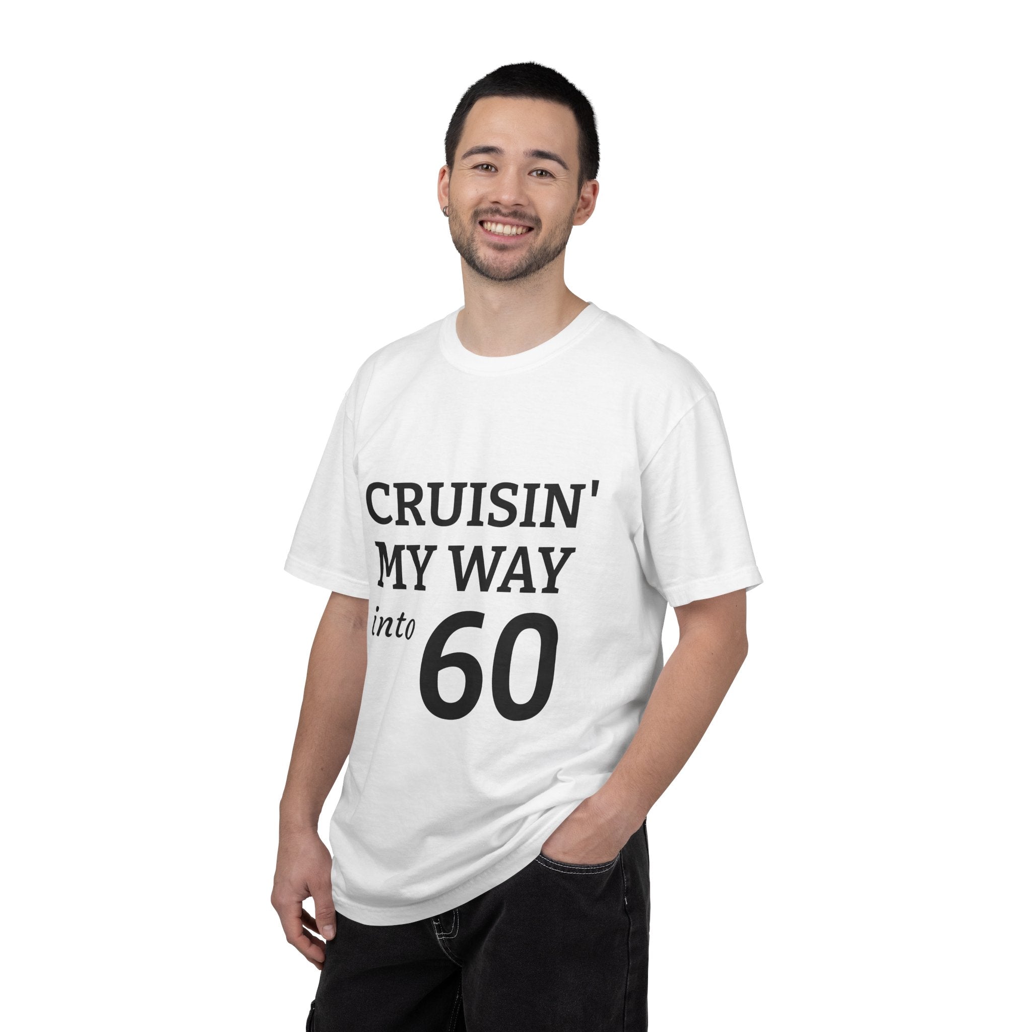Cruisin' My Way Into 60 T-Shirt — 60th Birthday Gift Tee