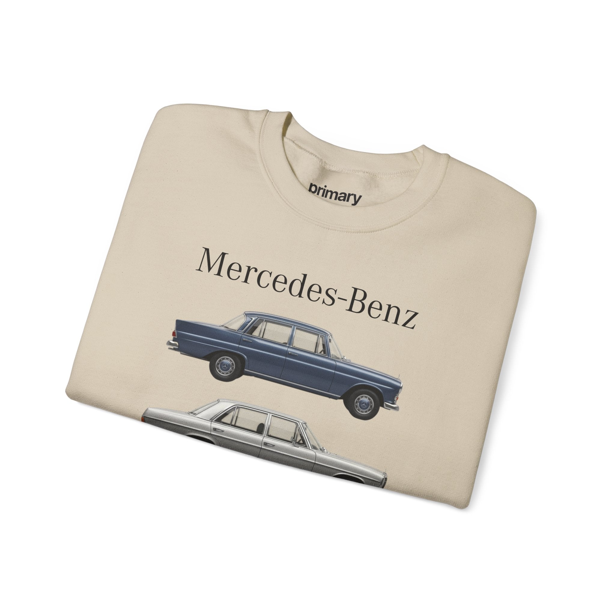 Vintage Mercedes-Benz Sedan Illustration Sweatshirt | Classic Car Crewneck