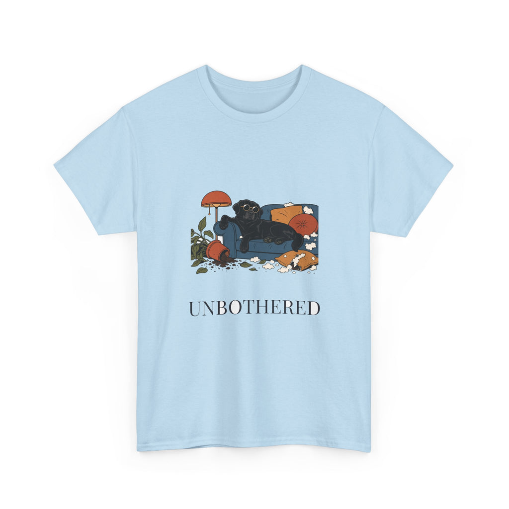 Unbothered Black Lab Tee | Funny Dog Mom Gift