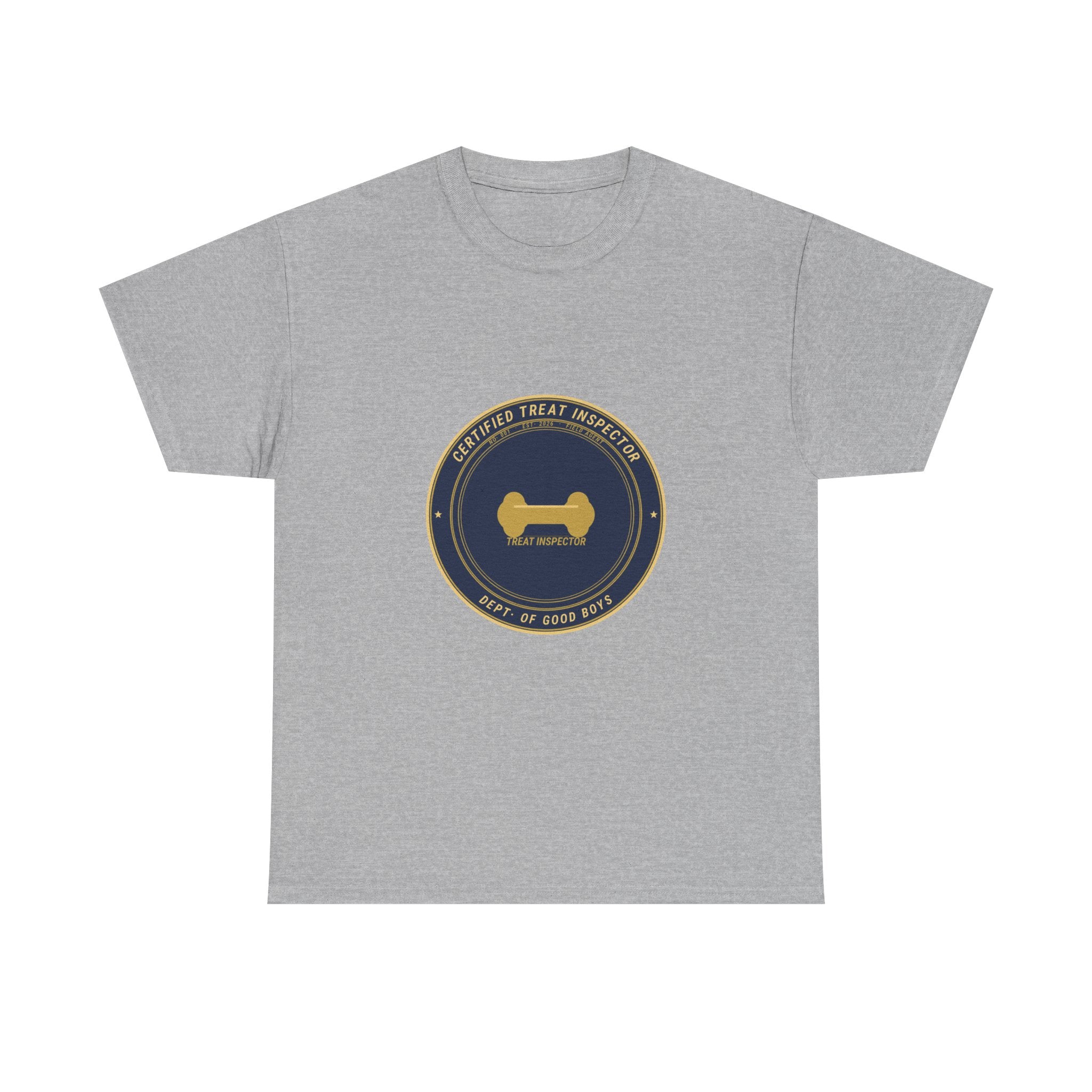 Certified Treat Inspector Dog Tee | Funny Dog Owner Shirt