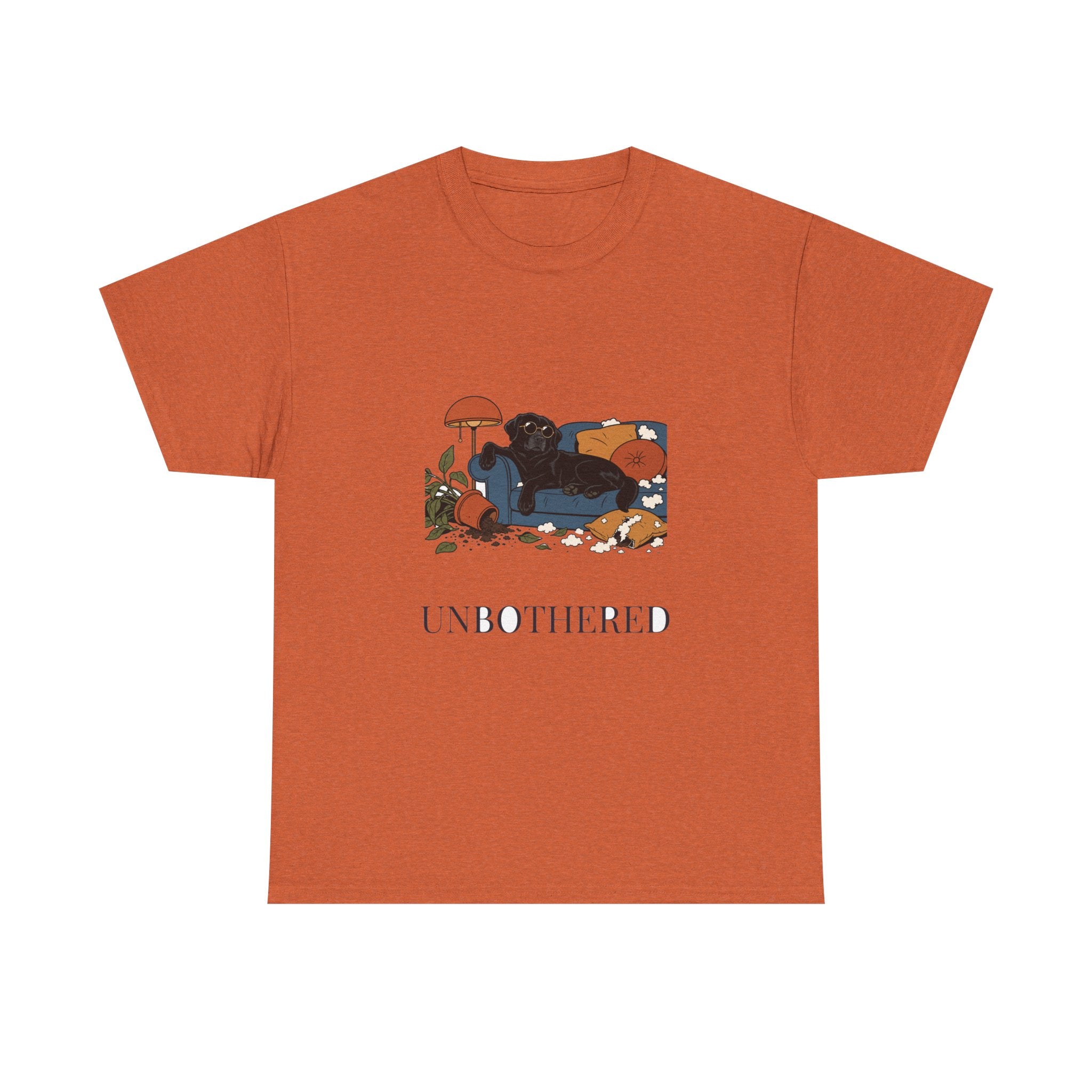 Unbothered Black Lab Tee | Funny Dog Mom Gift