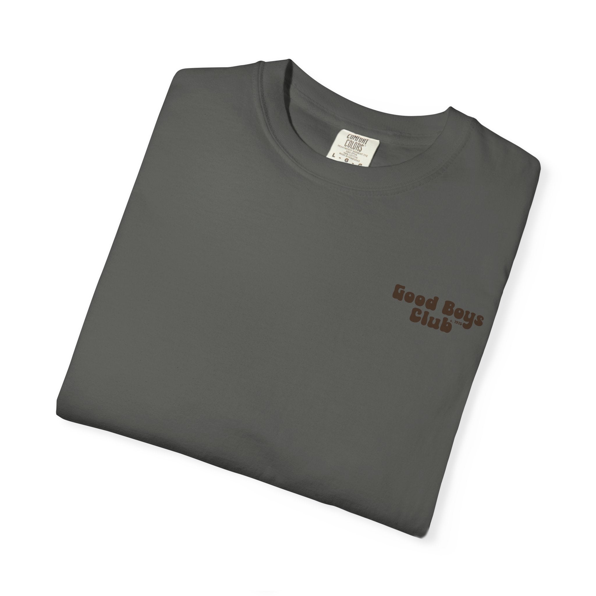 Good Boys Club T-Shirt — Retro Dogs Guitar Beach Graphic