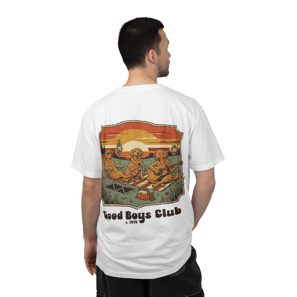 Copy of Good Boys Club T-Shirt — Retro Fishing Dogs Graphic Tee
