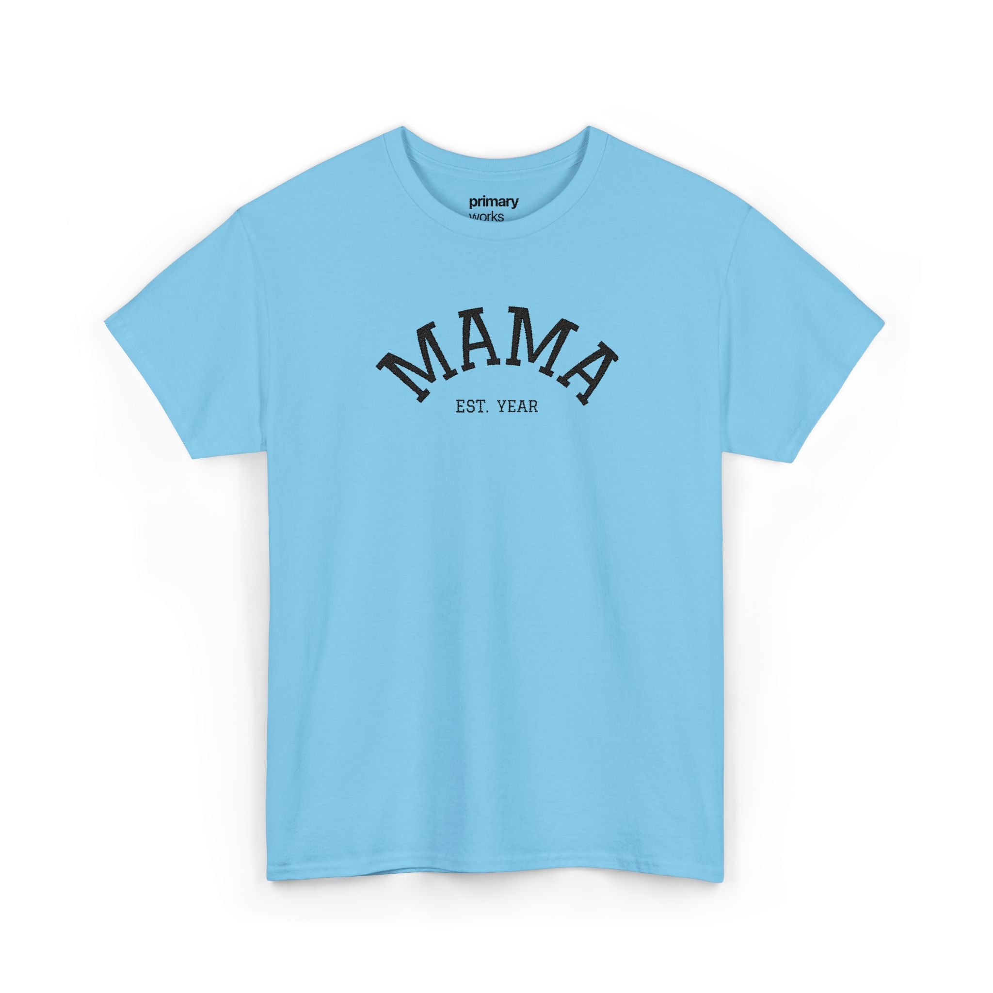 Mama Est. Year T‑Shirt — Vintage Mom Graphic Tee (Custom Year)