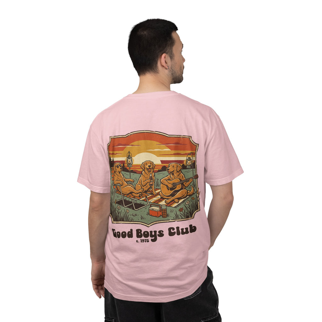 Copy of Good Boys Club T-Shirt — Retro Fishing Dogs Graphic Tee