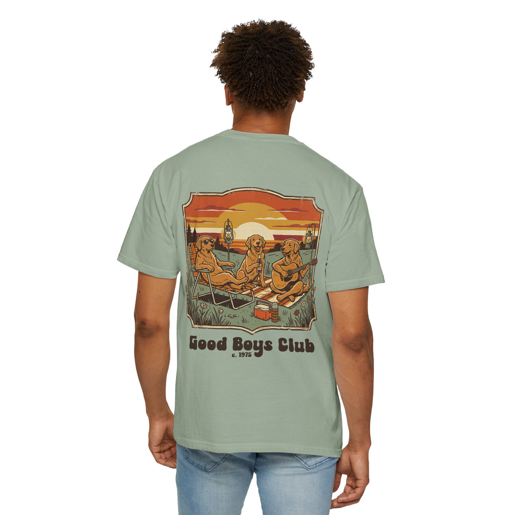 Copy of Good Boys Club T-Shirt — Retro Fishing Dogs Graphic Tee