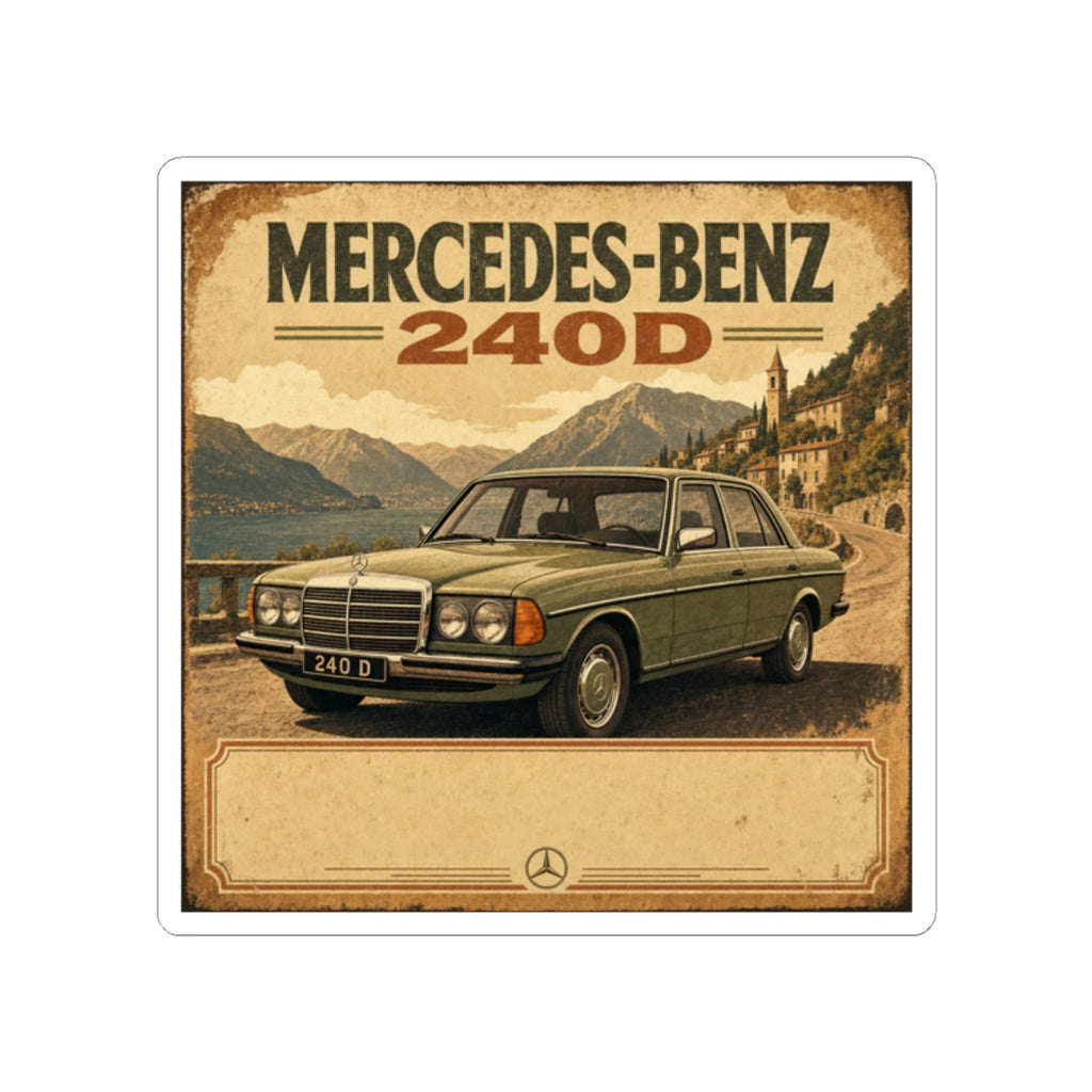 240D Retro Poster Sticker