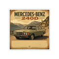 240D Retro Poster Sticker