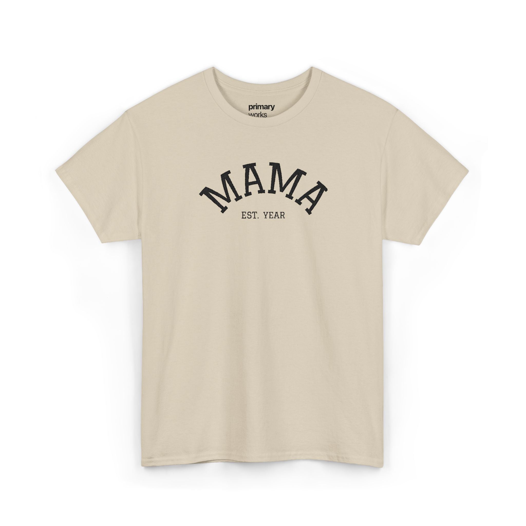 Mama Est. Year T‑Shirt — Vintage Mom Graphic Tee (Custom Year)