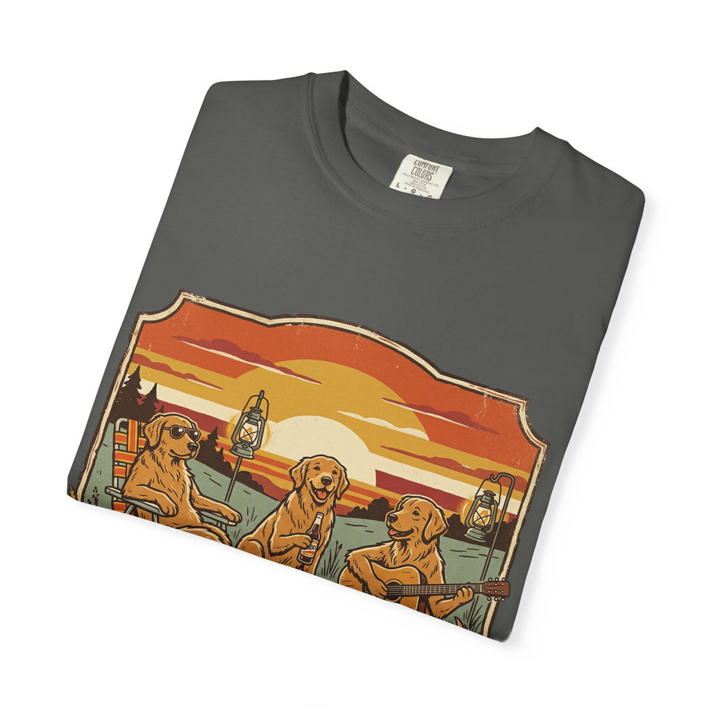 Good Boys Club T-Shirt — Retro Fishing Dogs Graphic Tee