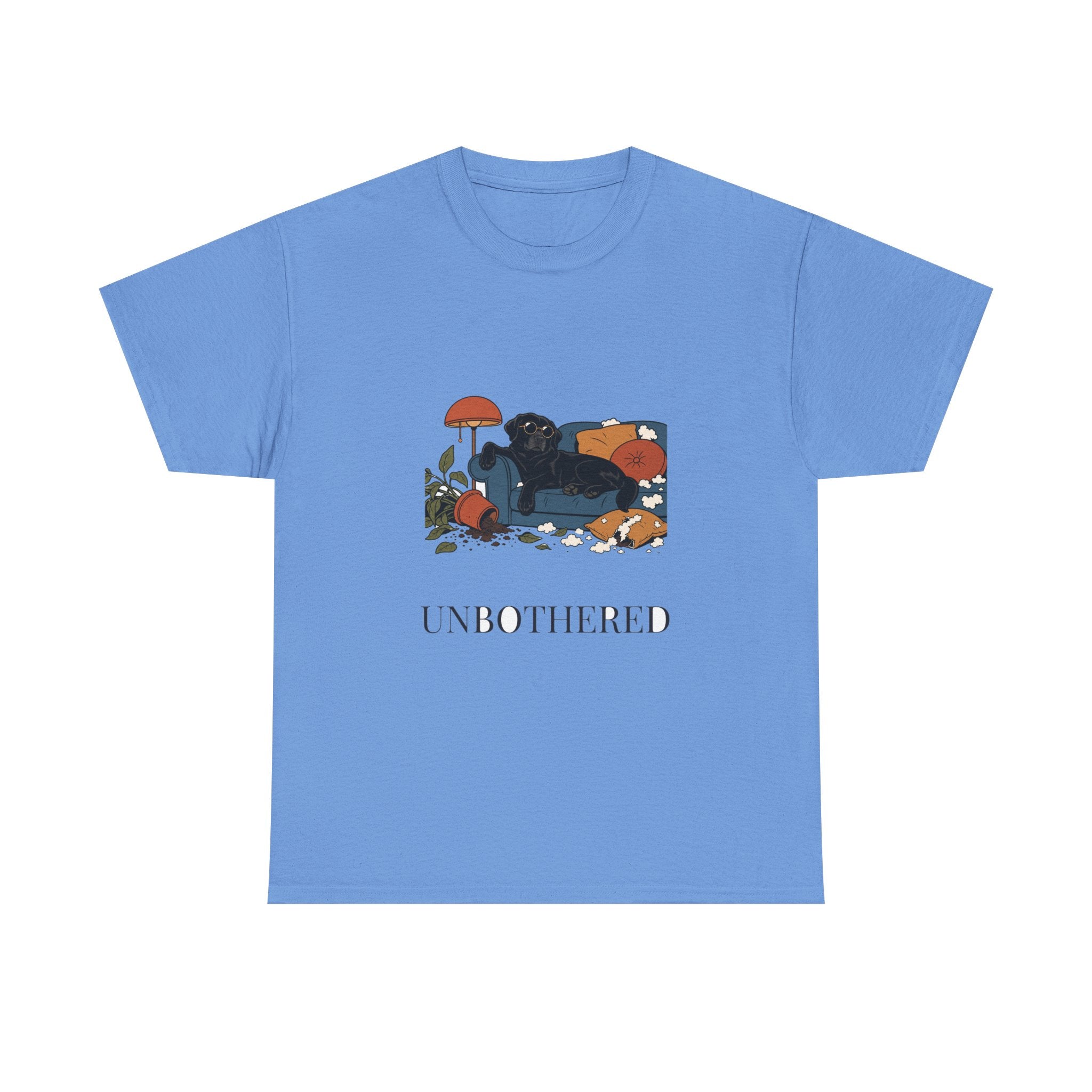Unbothered Black Lab Tee | Funny Dog Mom Gift