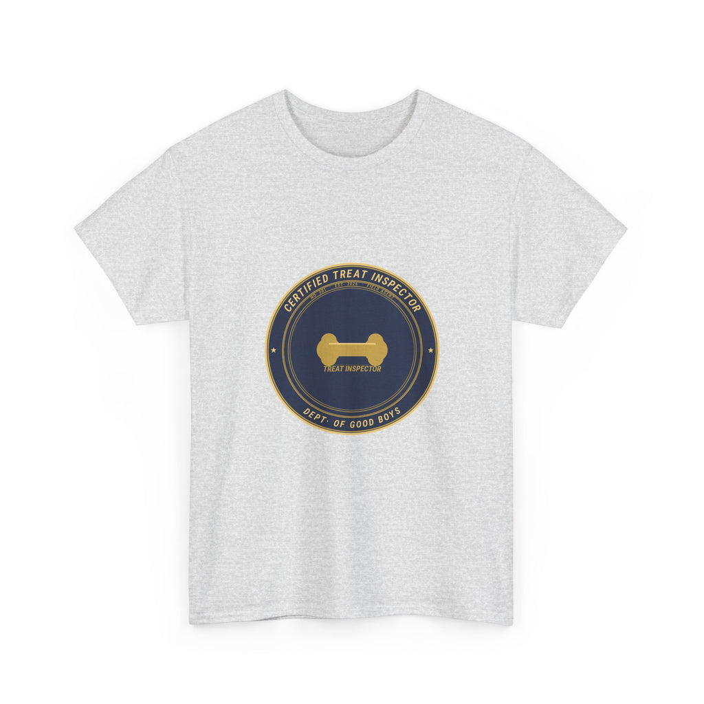 Certified Treat Inspector Dog Tee | Funny Dog Owner Shirt
