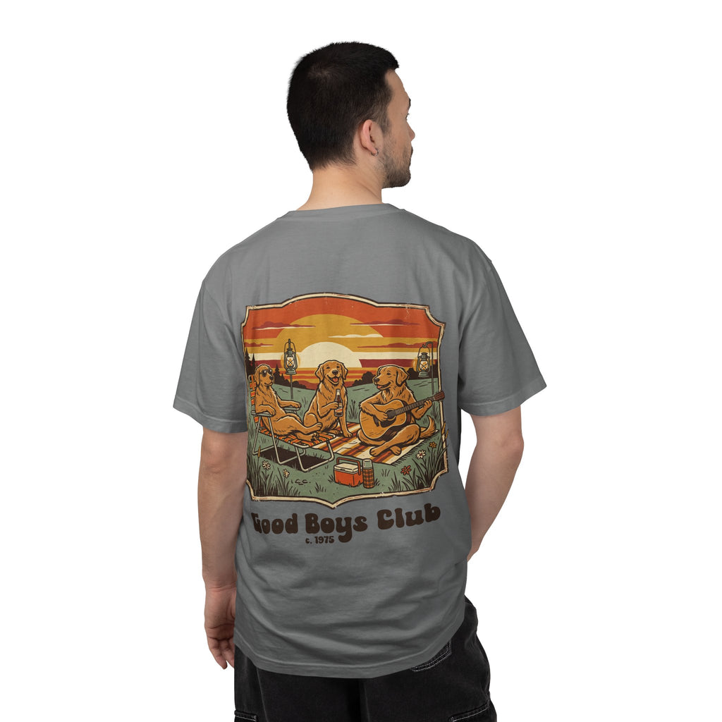Copy of Good Boys Club T-Shirt — Retro Fishing Dogs Graphic Tee
