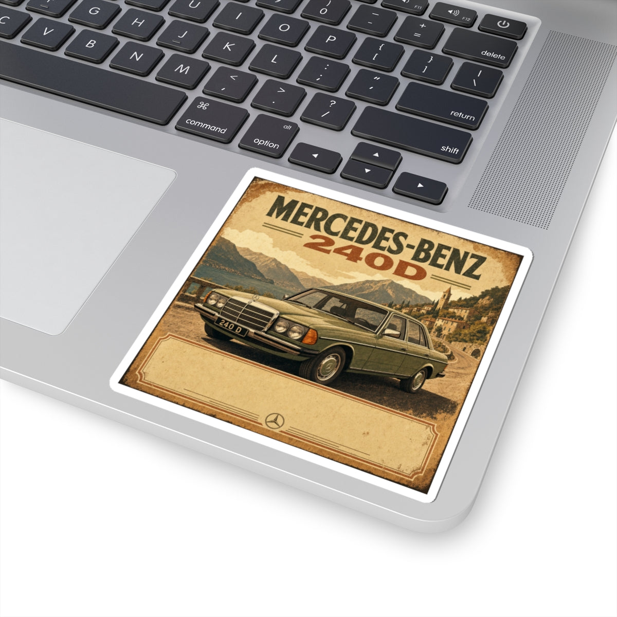 240D Retro Poster Sticker