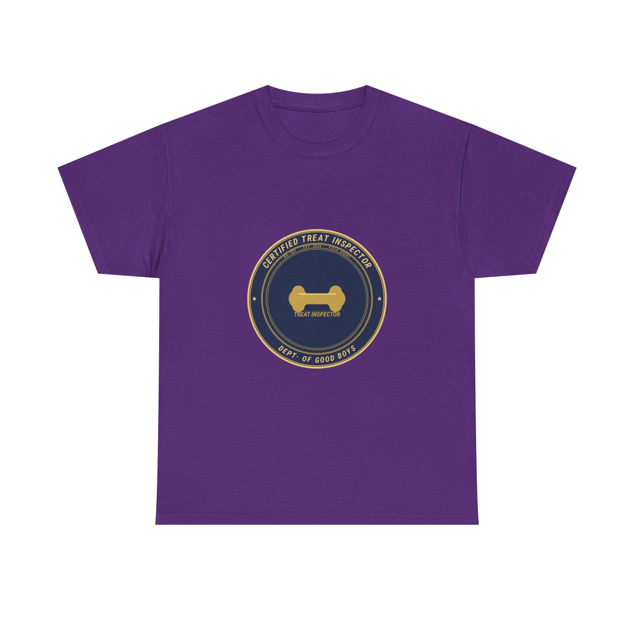 Certified Treat Inspector Dog Tee | Funny Dog Owner Shirt