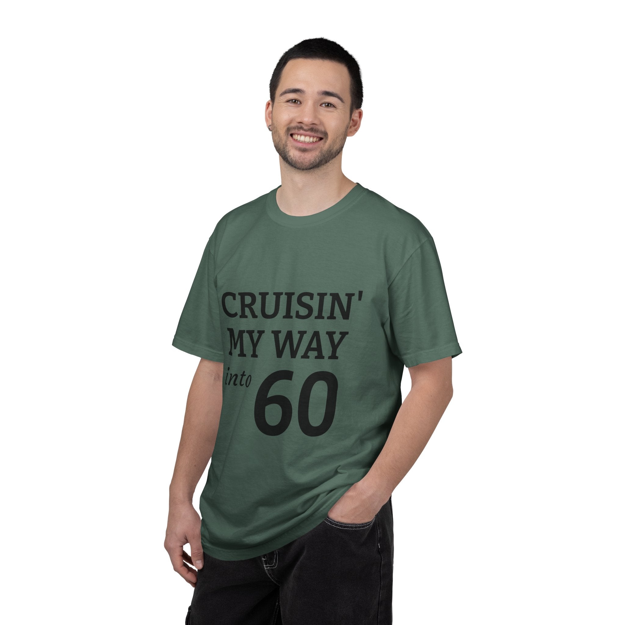 Cruisin' My Way Into 60 T-Shirt — 60th Birthday Gift Tee