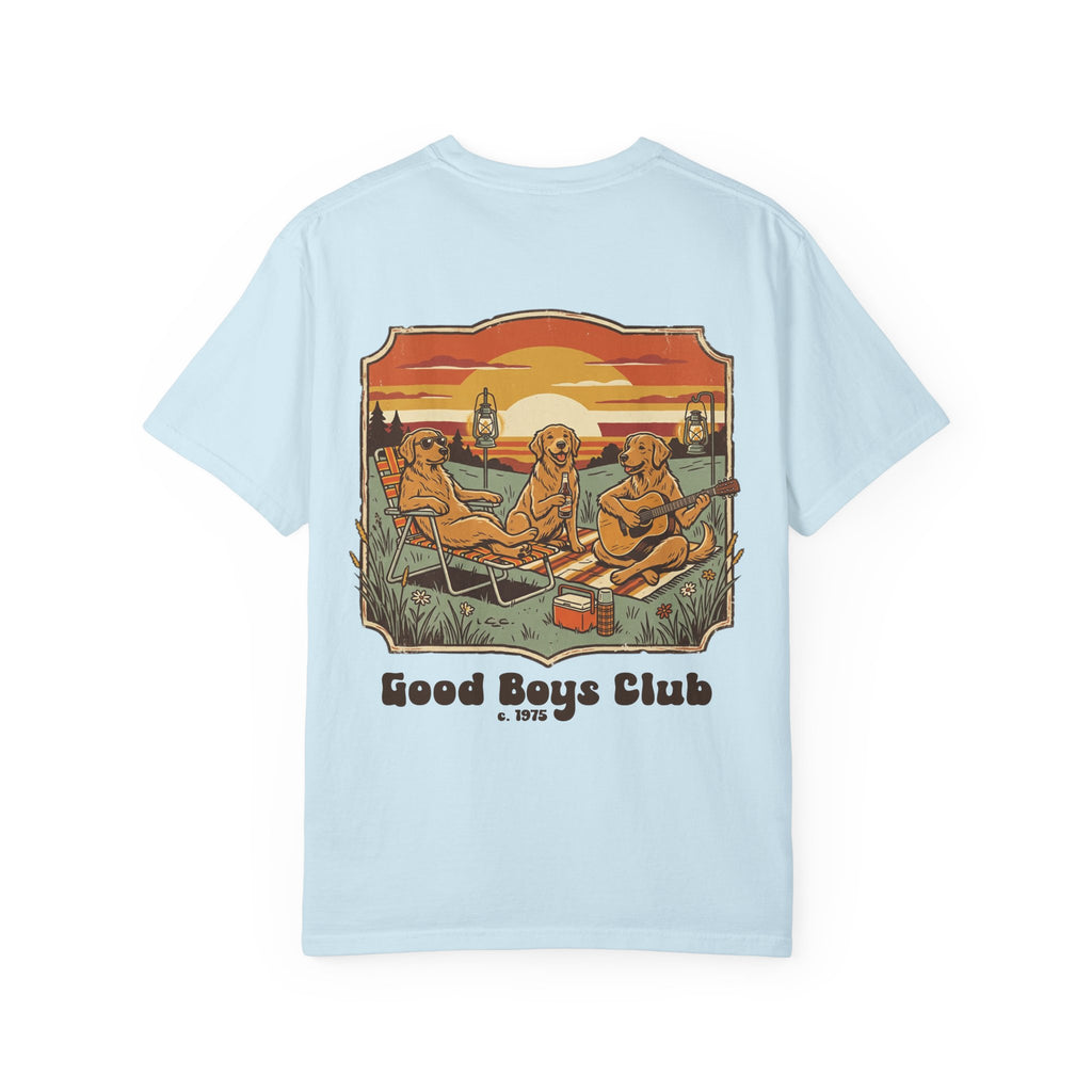 Copy of Good Boys Club T-Shirt — Retro Fishing Dogs Graphic Tee