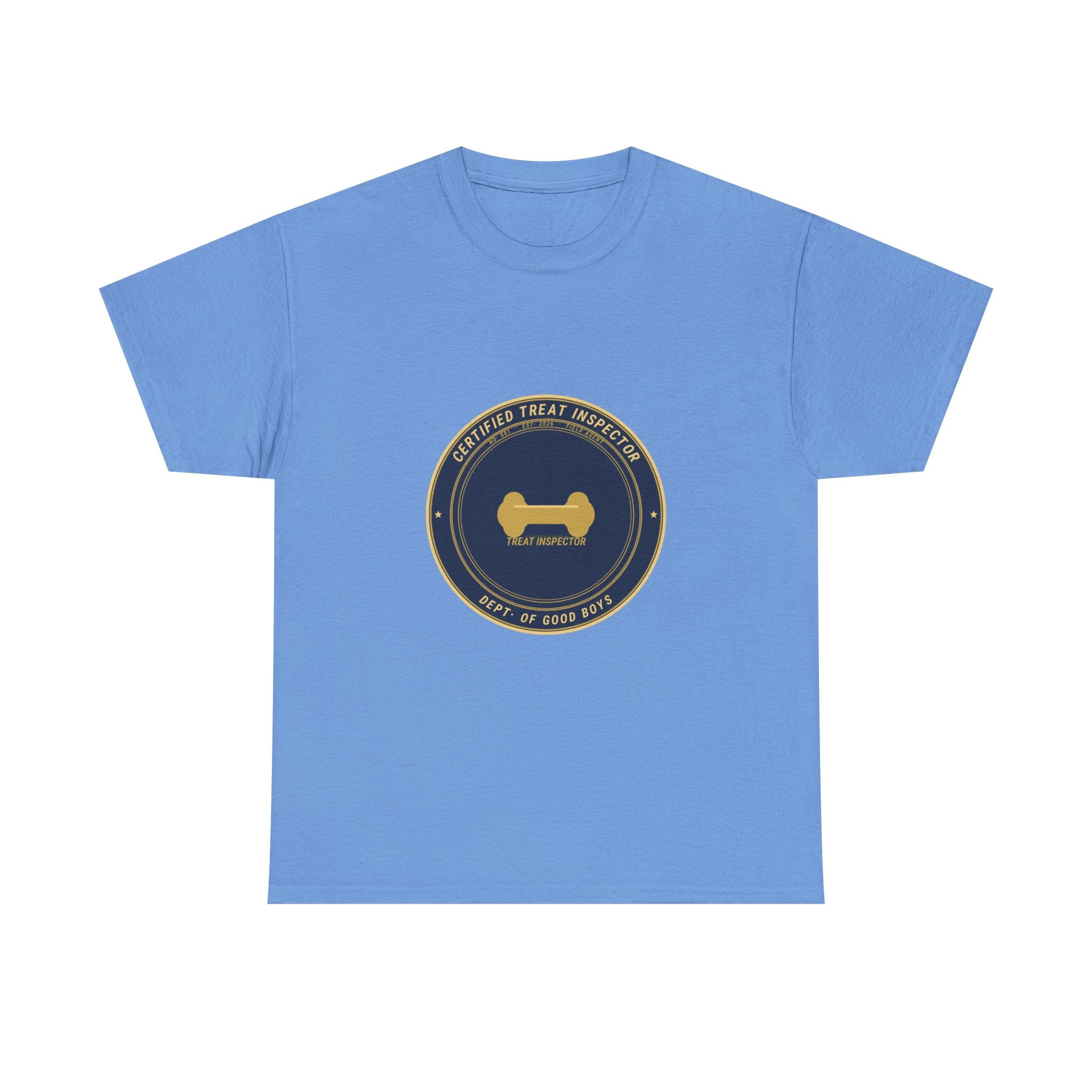 Certified Treat Inspector Dog Tee | Funny Dog Owner Shirt
