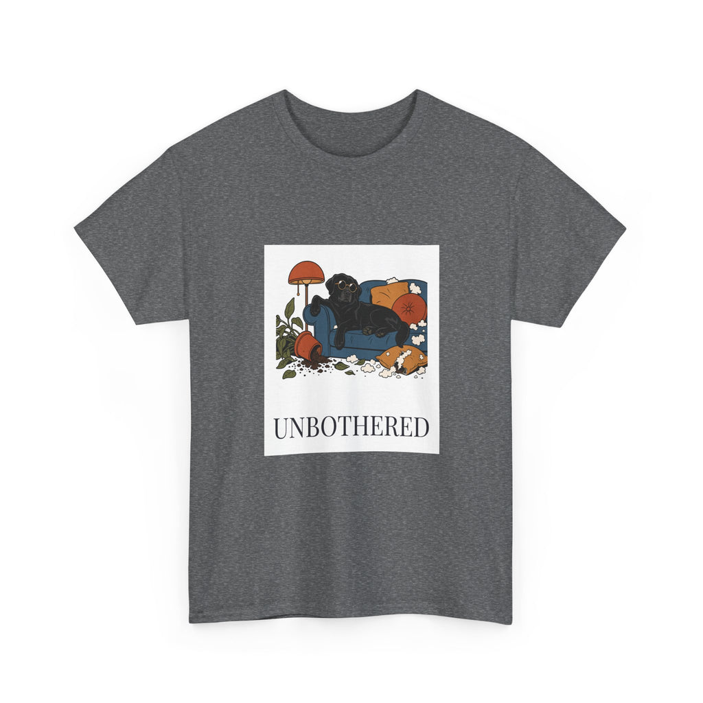 Unbothered Black Lab Tee | Funny Dog Mom Gift