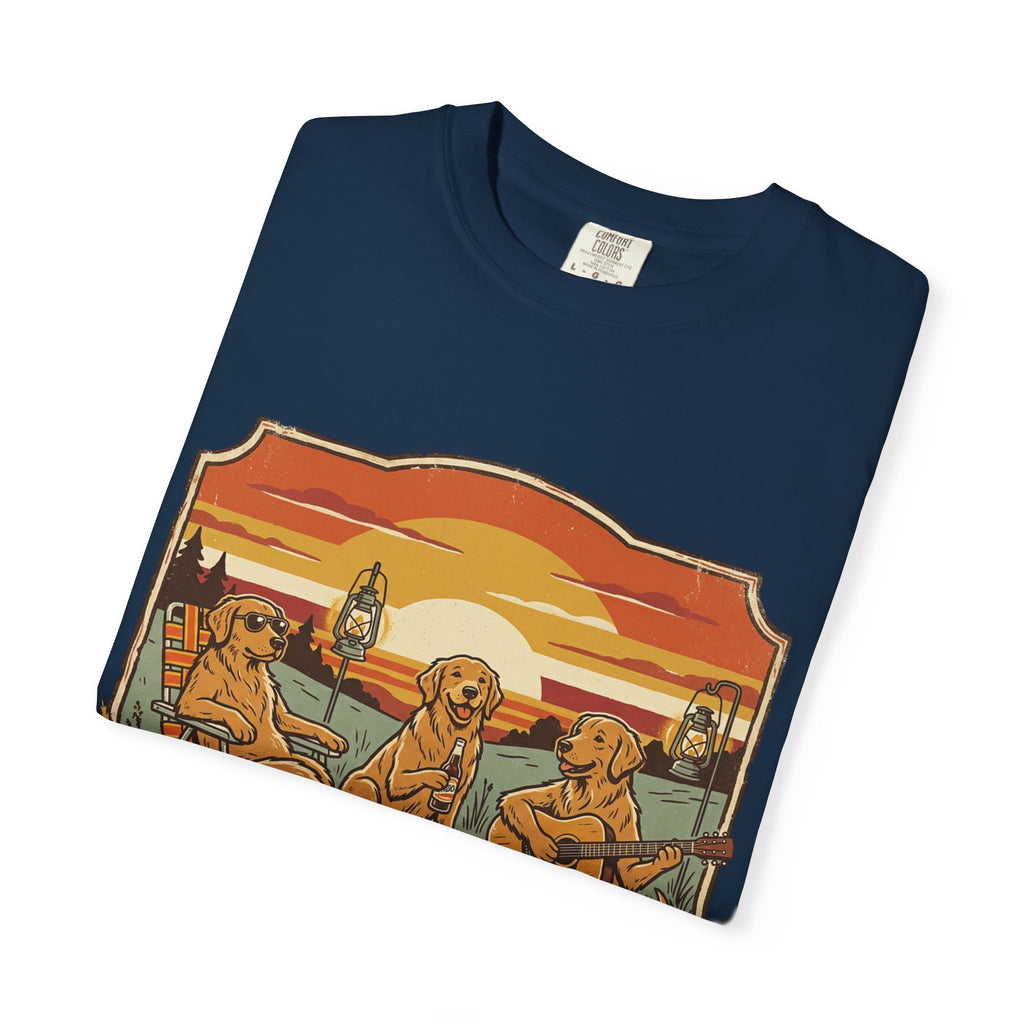 Good Boys Club T-Shirt — Retro Fishing Dogs Graphic Tee