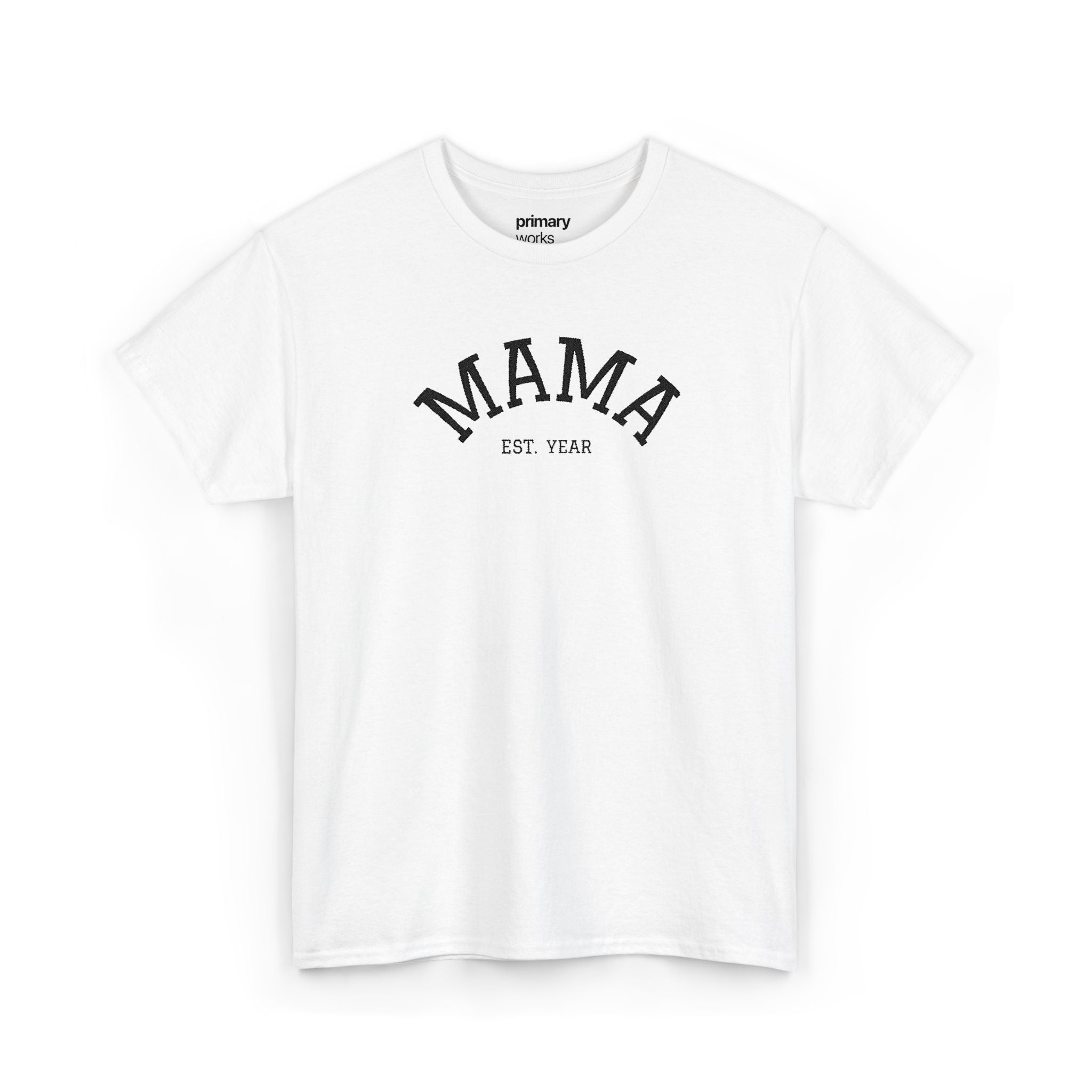 Mama Est. Year T‑Shirt — Vintage Mom Graphic Tee (Custom Year)