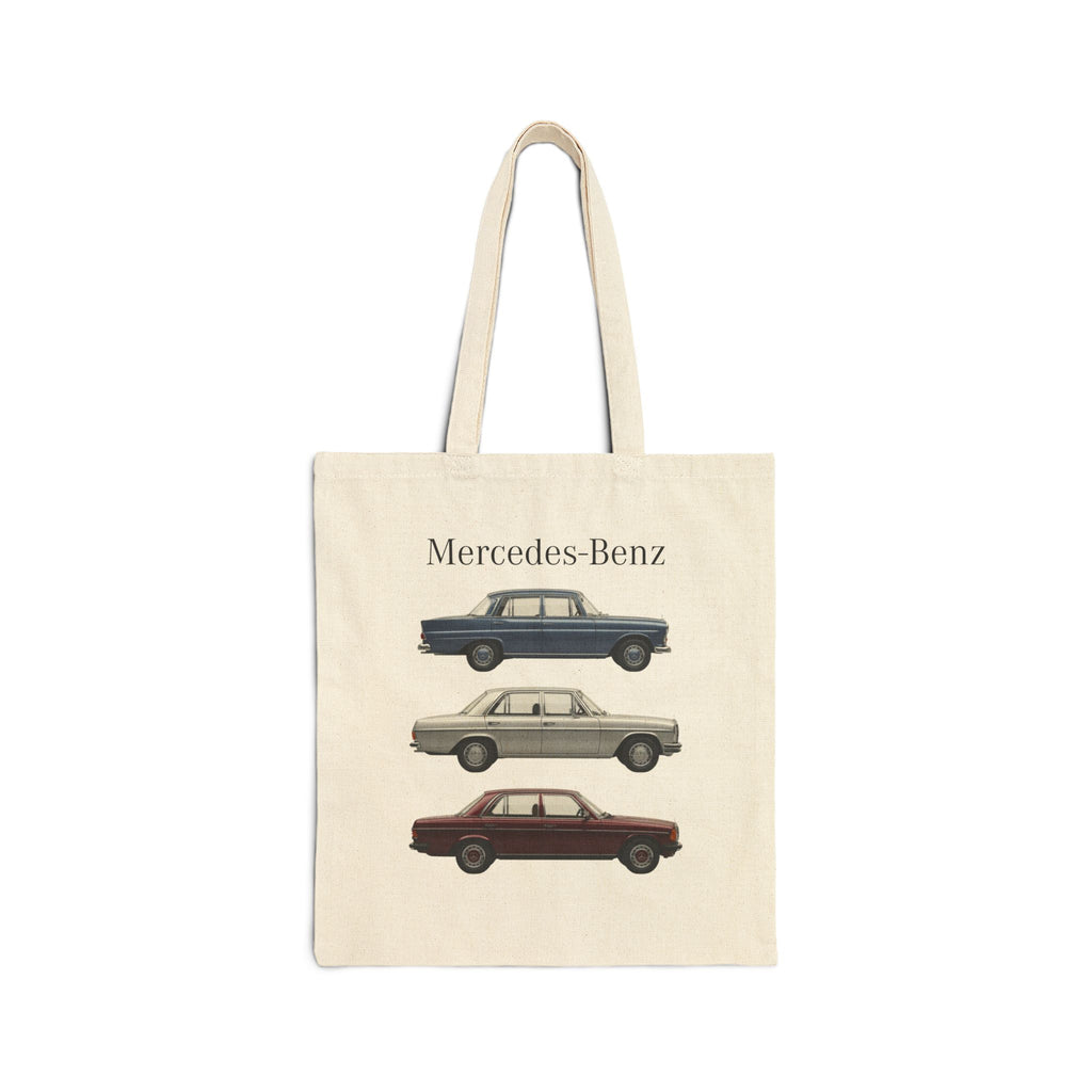 Vintage Mercedes-Benz Cars Tote Bag | Classic Car Illustration