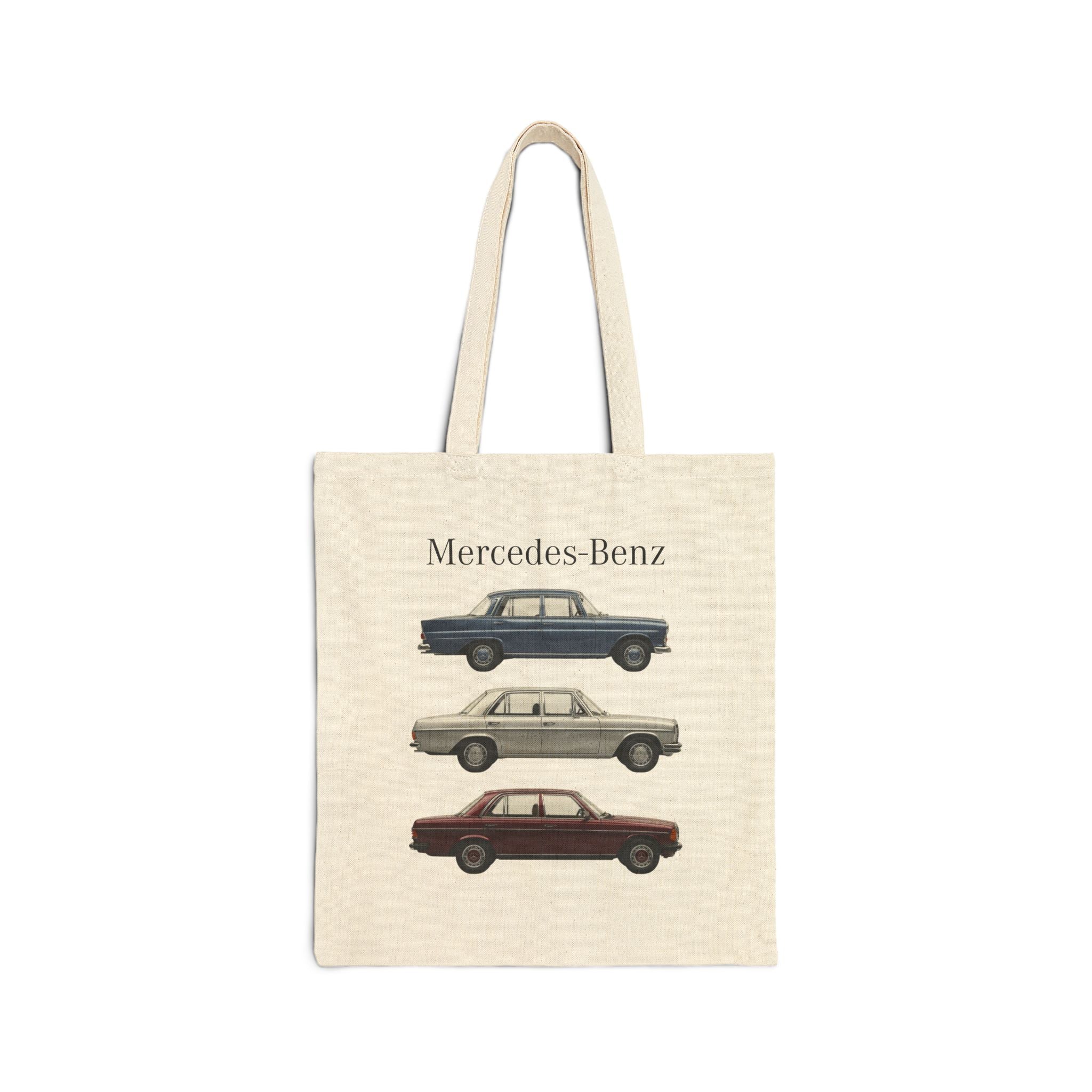 Vintage Mercedes-Benz Cars Tote Bag | Classic Car Illustration