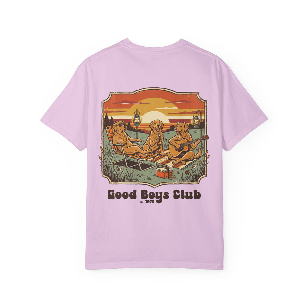 Copy of Good Boys Club T-Shirt — Retro Fishing Dogs Graphic Tee