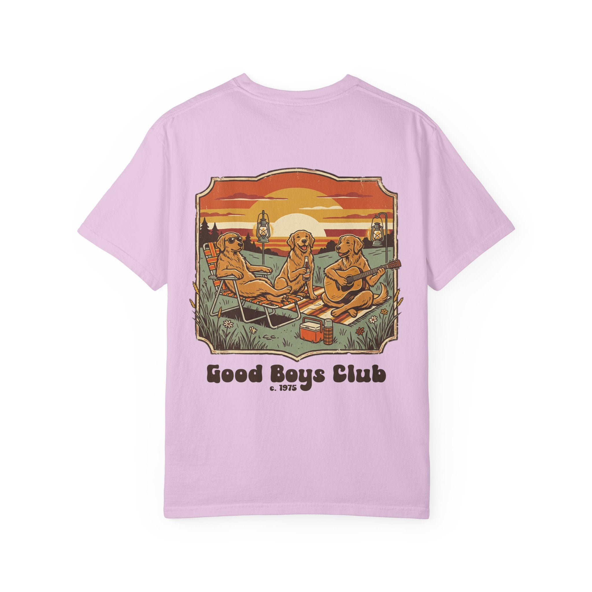 Copy of Good Boys Club T-Shirt — Retro Fishing Dogs Graphic Tee