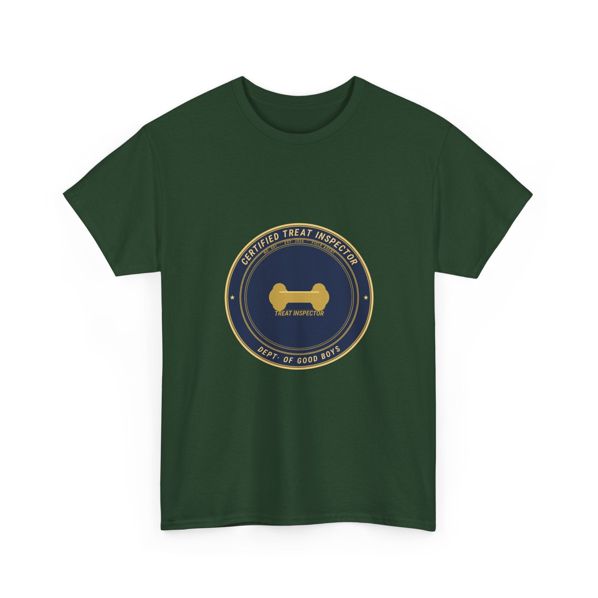Certified Treat Inspector Dog Tee | Funny Dog Owner Shirt