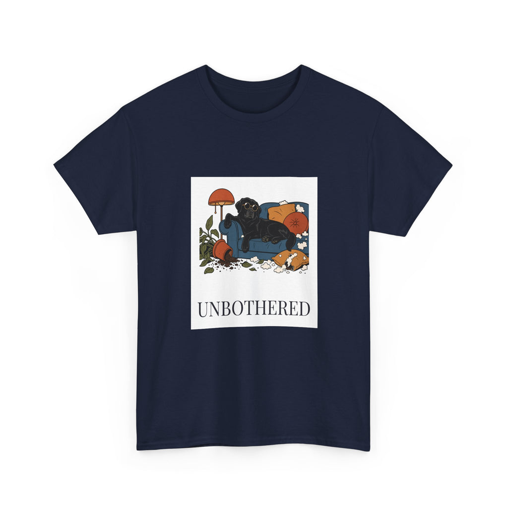 Unbothered Black Lab Tee | Funny Dog Mom Gift