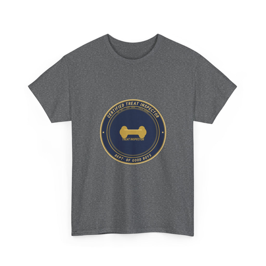 Certified Treat Inspector Dog Tee | Funny Dog Owner Shirt