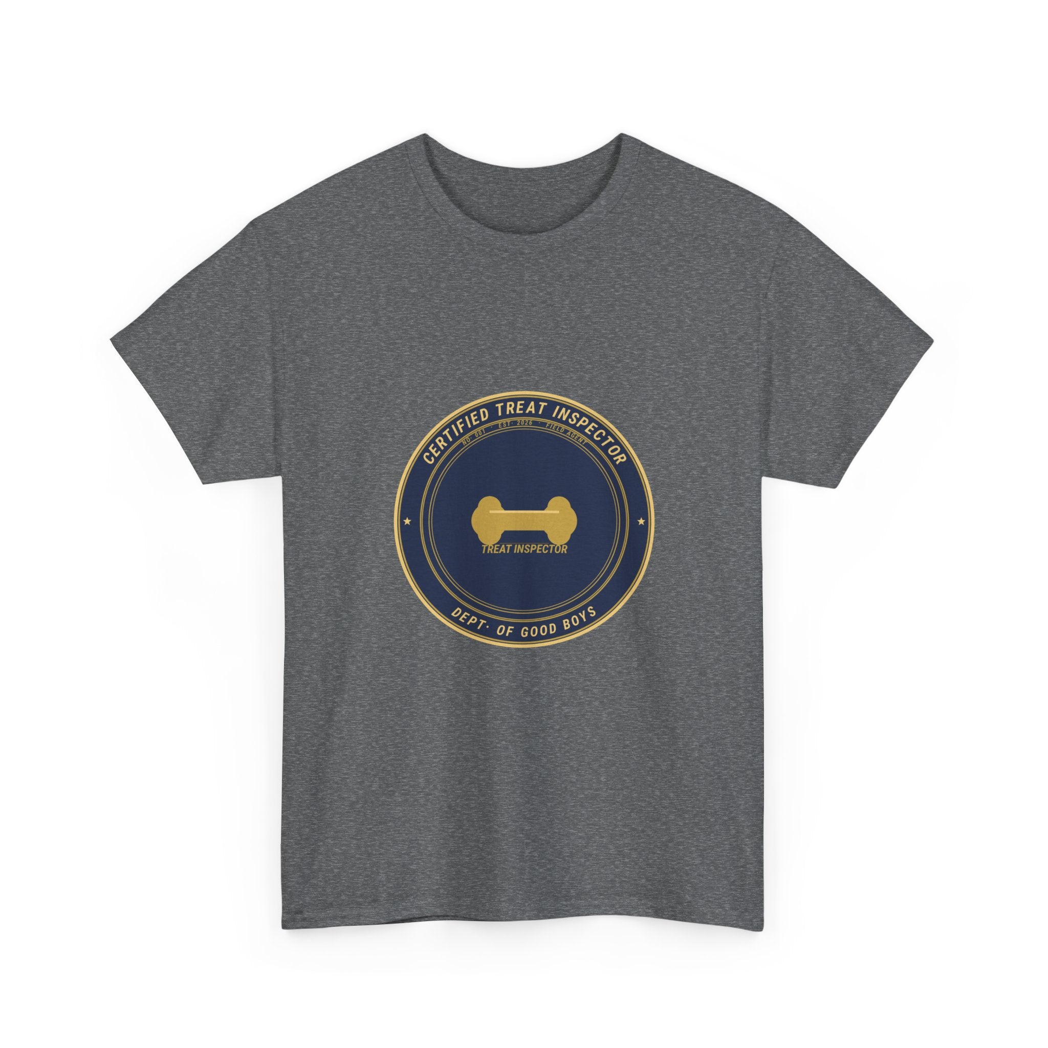 Certified Treat Inspector Dog Tee | Funny Dog Owner Shirt