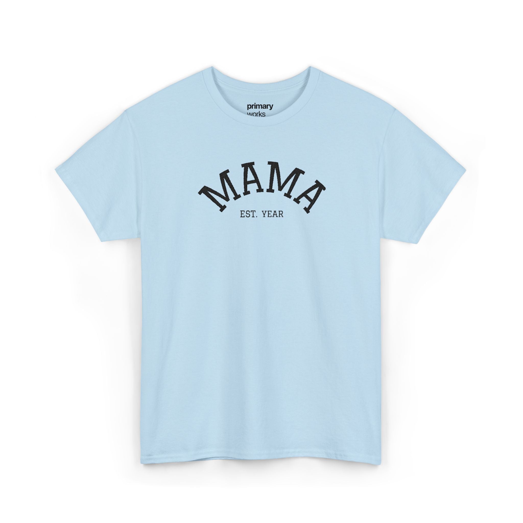 Mama Est. Year T‑Shirt — Vintage Mom Graphic Tee (Custom Year)
