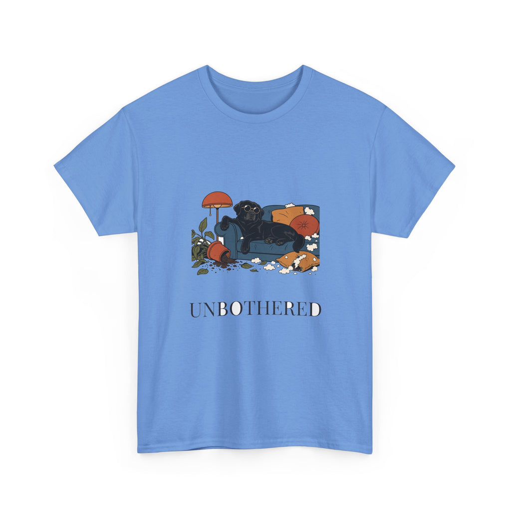 Unbothered Black Lab Tee | Funny Dog Mom Gift