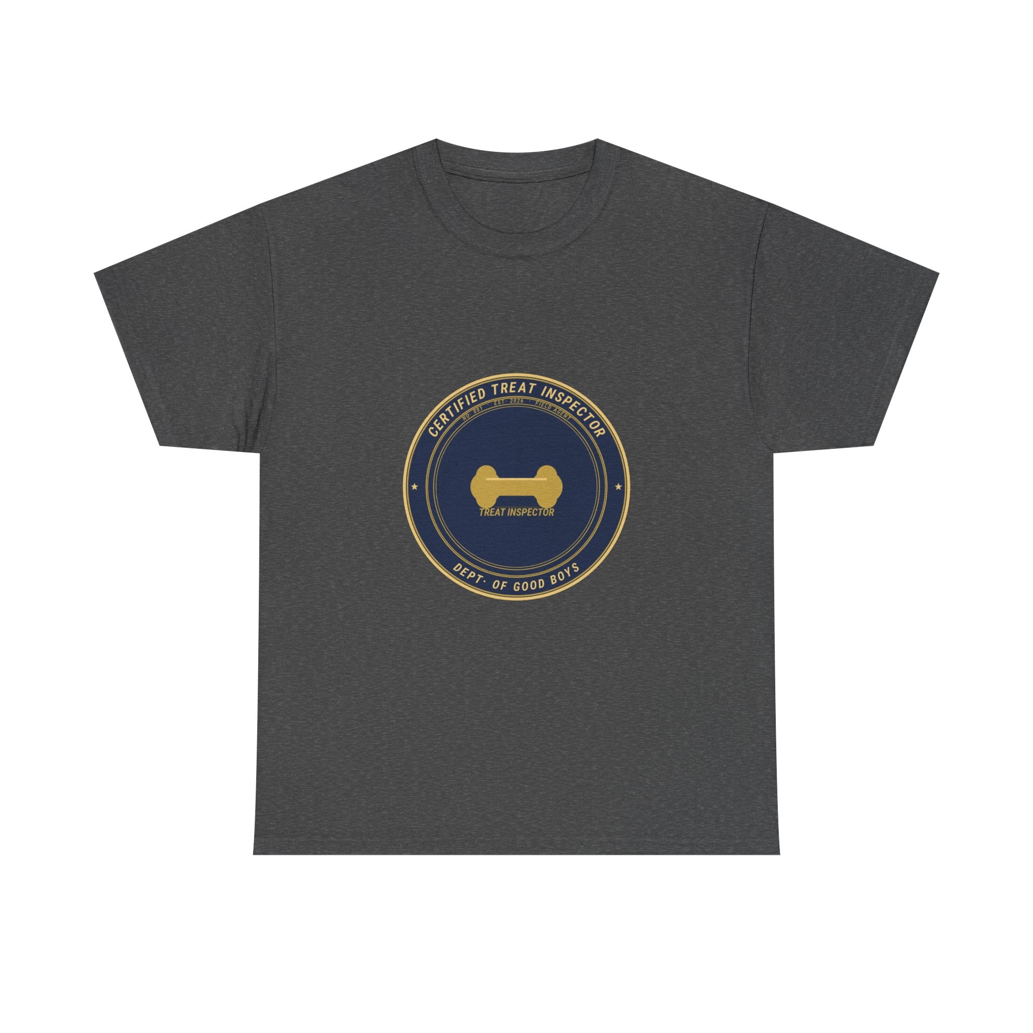 Certified Treat Inspector Dog Tee | Funny Dog Owner Shirt