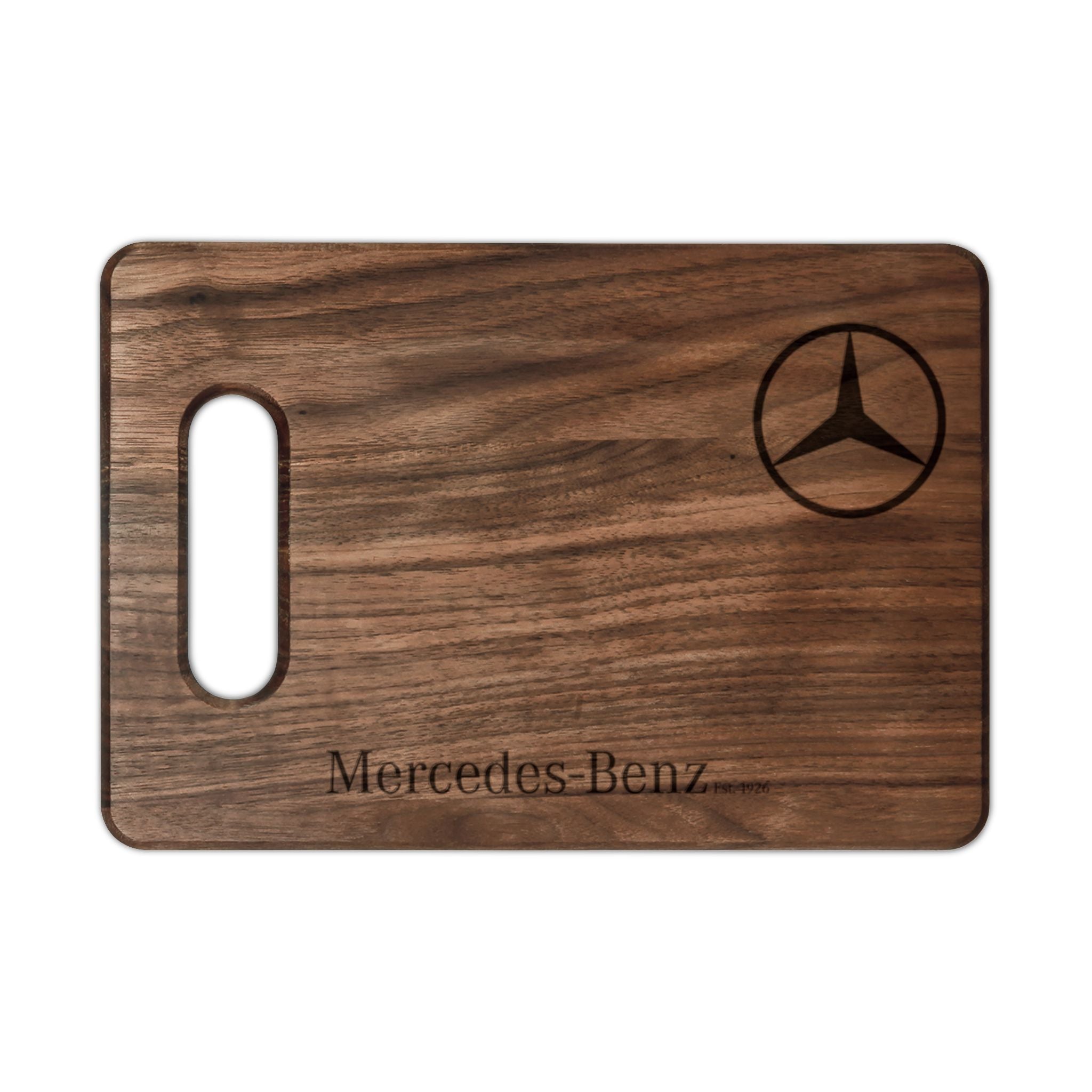 Mercedes Benz engraved Wooden Cutting Board | Personalized Engraving