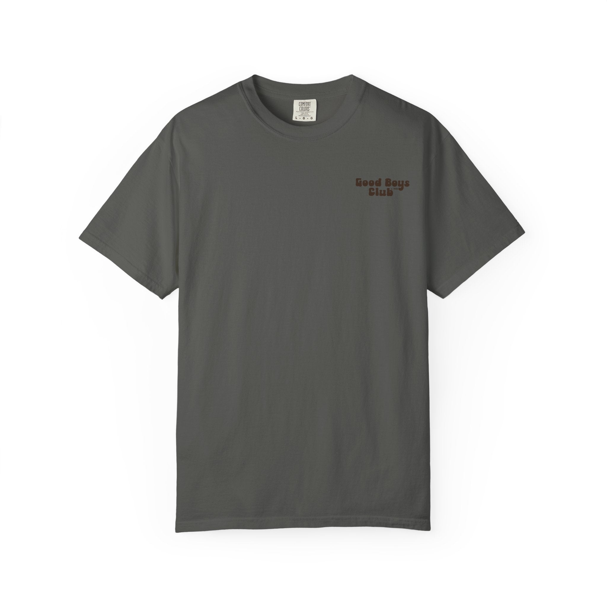 Good Boys Club T-Shirt — Retro Dogs Guitar Beach Graphic
