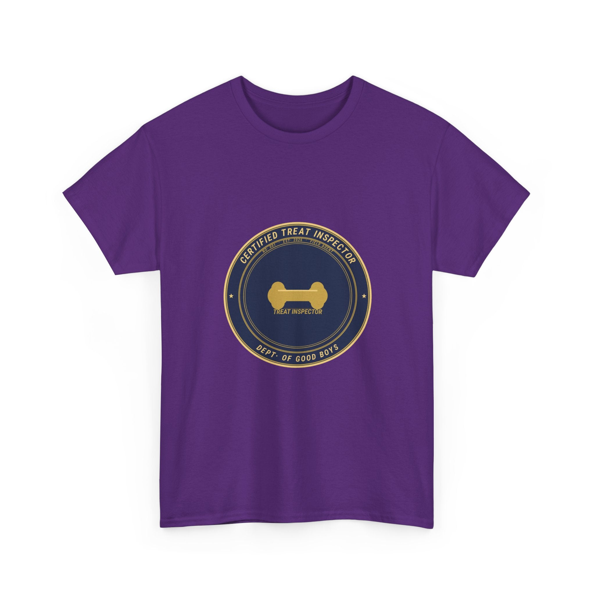 Certified Treat Inspector Dog Tee | Funny Dog Owner Shirt